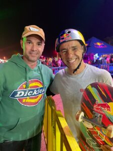 Sensacional ver Sandro Dias (Mineirinho), multi-campeão mundial de skate!